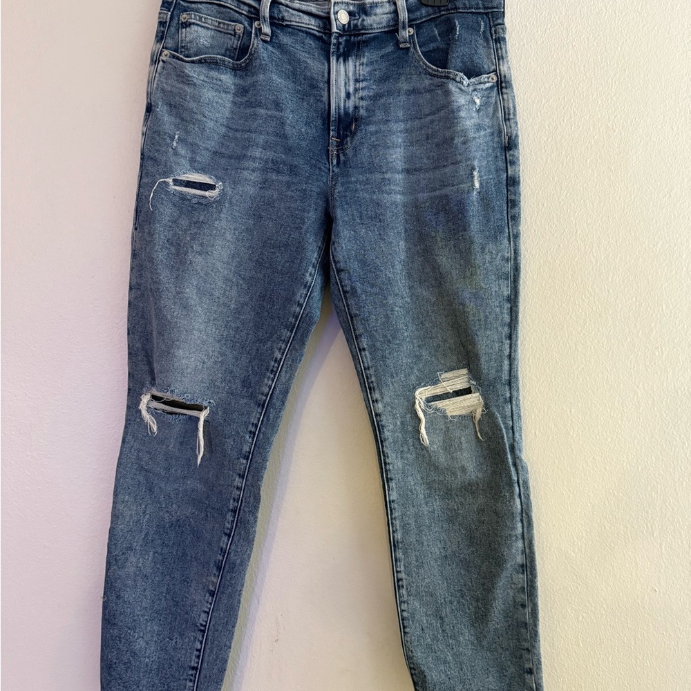 GAP Distressed Girlfriend Jean